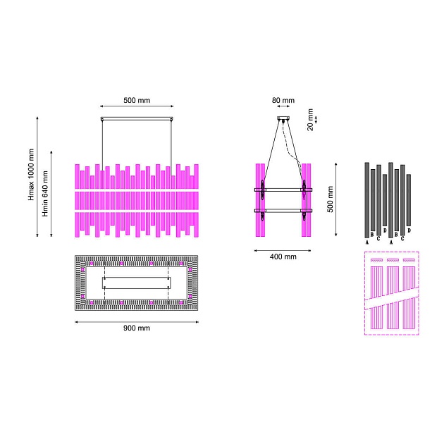 Подвесной светильник Lucia Tucci Rumba 1073.36 Chrome изображение 2 Подвесной светильник Lucia Tucci Rumba 1073.36 Chrome Фото № 2