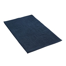 Коврик Tkano для ванной ворсовый из чесаного хлопка темно-синего цвета из коллекции Essential, 50х80 см TK20-BM0002 1