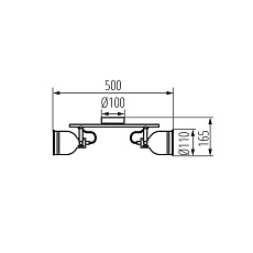 Спот Kanlux DERATO EL-2I B-SR 35642 2