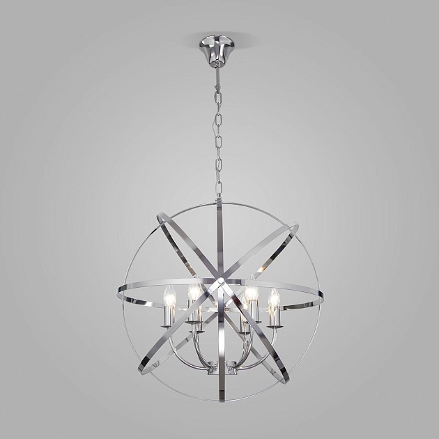 Подвесная люстра Eurosvet Santi 60139/6 хром Фото № 5