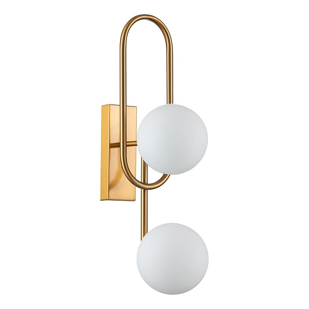 Бра Indigo Opaco 11015/2W Brass V000151 Фото № 2