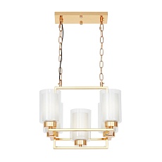 Подвесная люстра Lumina Deco Lino LDP 1239-5 F.GD 3