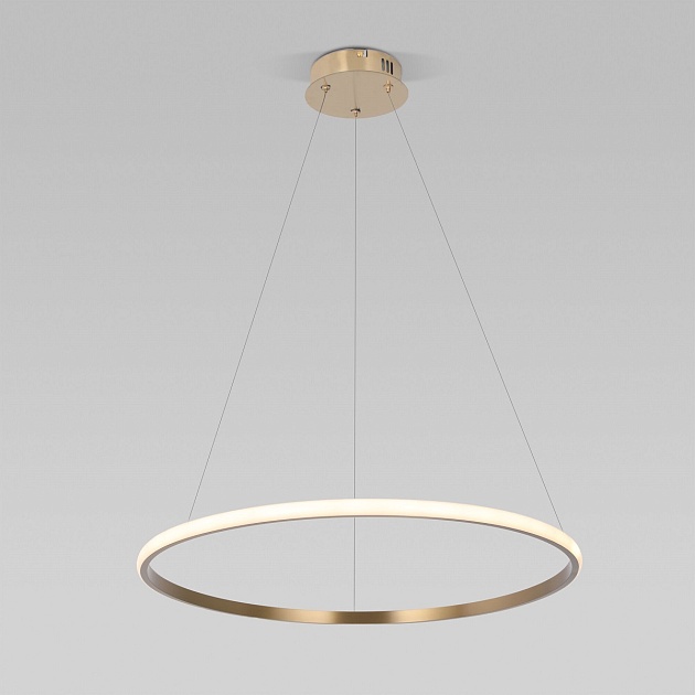 Подвесной светодиодный светильник Eurosvet Collars 90264/1 латунь Фото № 