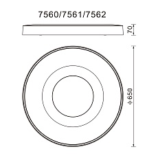 Потолочный светодиодный светильник Mantra Coin 7690 2