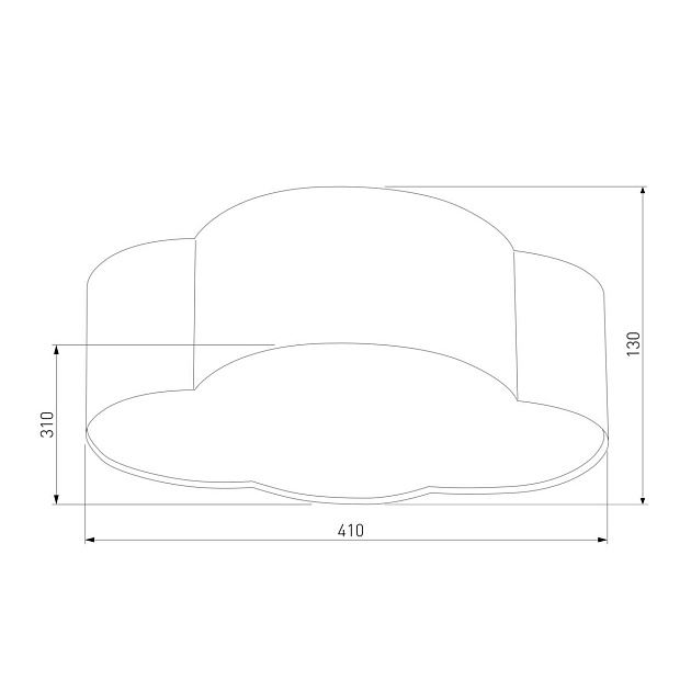 Потолочный светильник TK Lighting 4228 Cloud Фото № 2