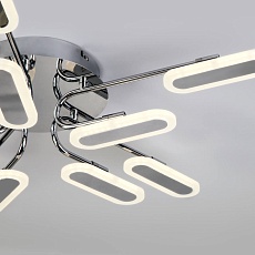 Потолочный светодиодный светильник Eurosvet 90148/10 хром 2