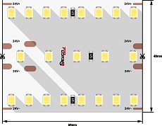 Светодиодная влагозащищенная лента DesignLed 40W/m 420LED/m 2835SMD нейтральный белый 2,5M 003247