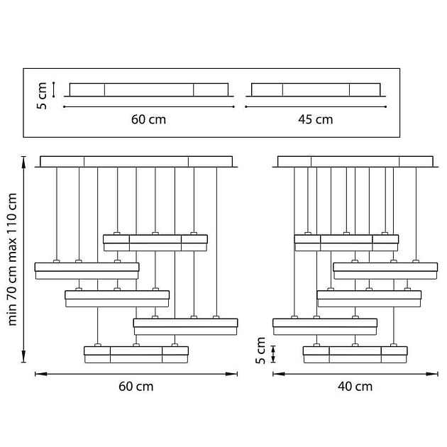 Подвесная светодиодная люстра Lightstar Unitario 763436 Фото № 2