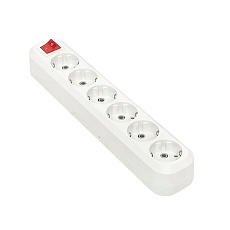 Колодка 6 гнезд 16А 3,5кВт c выкл. с/з Эксперт EKF PROxima AKB16-6i