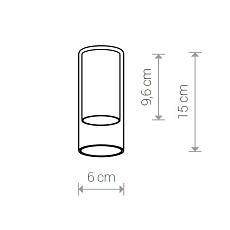 Плафон Nowodvorski Cameleon Cylinder S 8544 1