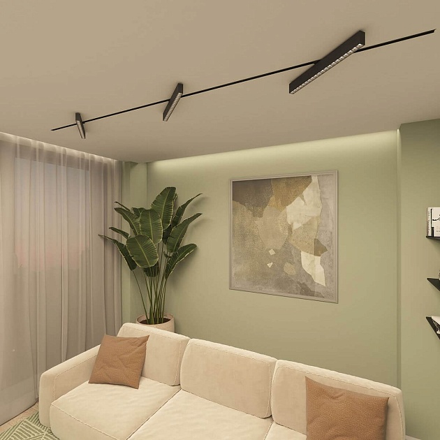 Трековый светодиодный светильник Denkirs Edder DK6644-BK Фото № 4