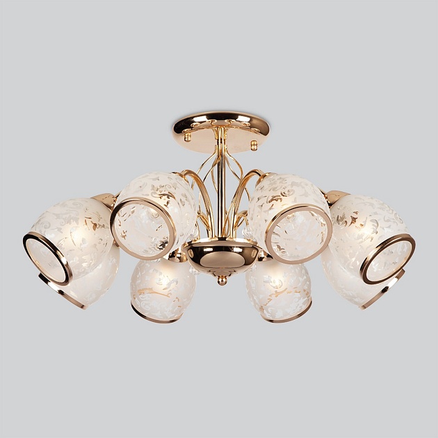 Потолочная люстра Eurosvet 30026/8 золото изображение Потолочная люстра Eurosvet 30026/8 золото Фото №