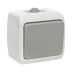 Мурманск Выключатель 1 -клавишный 10А IP54 серый EKF EFV10-021-30-54