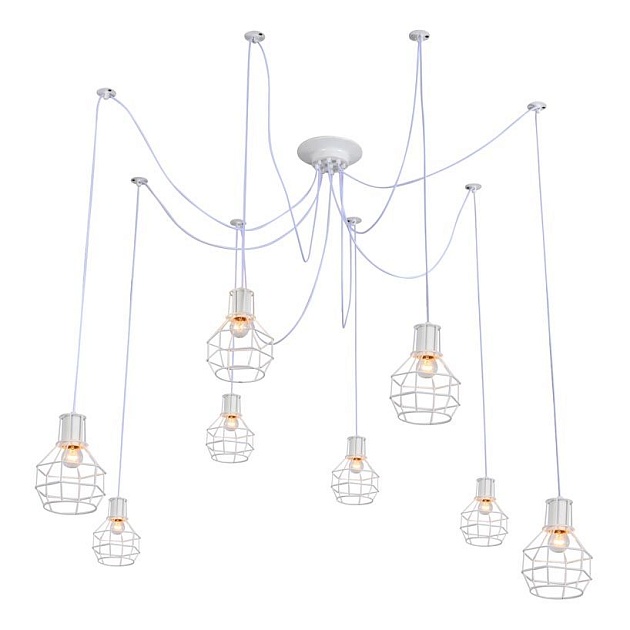 Подвесная люстра Escada 1129/8S (White) Фото № 