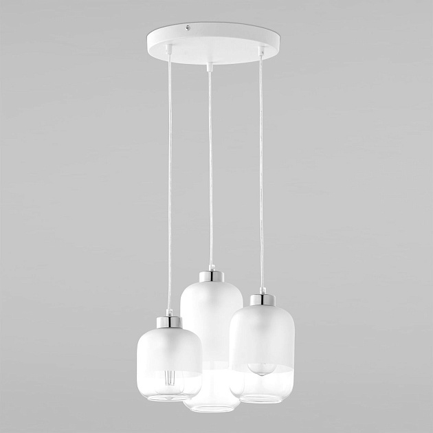 Подвесная люстра TK Lighting 3357 Marco Silver Фото № 