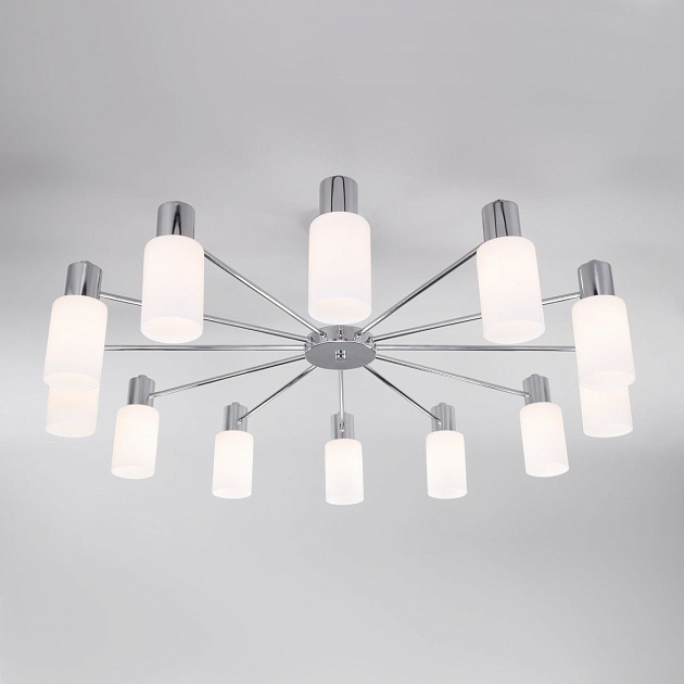 Потолочная люстра Eurosvet Vegga 70160/12 хром Фото № 