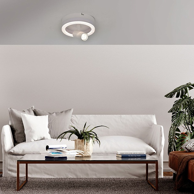 Потолочный светодиодный светильник Escada 20044SMA/01LED WH Фото № 5