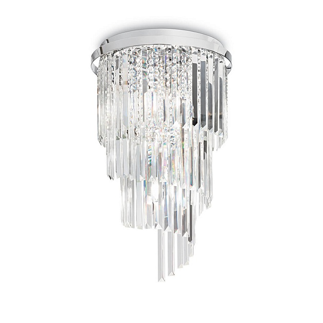 Потолочная люстра Ideal Lux Carlton PL8 Cromo 168920 Фото № 