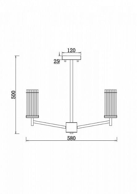 Подвесная люстра Freya Manisa FR5036PL-05N Фото № 2