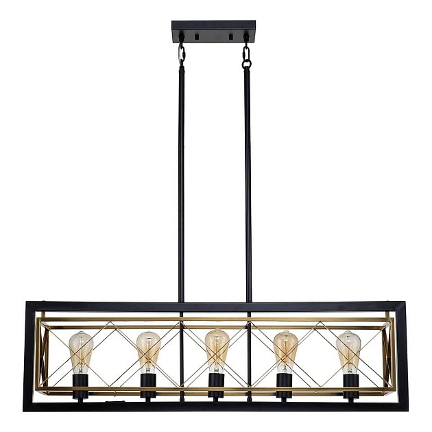 Подвесная люстра Indigo Era 10003/5R Black V000067 Фото № 2