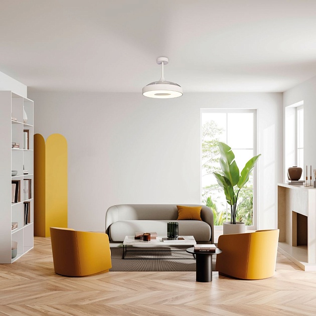 Потолочная светодиодная люстра-вентилятор Mantra COIN 8216 Фото № 4