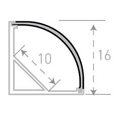 Профиль с рассеивателем SWG SF-1616 000086 2