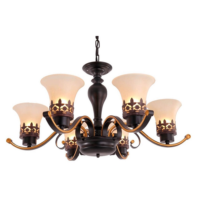 Подвесная люстра Toplight Florence TL7490D-06BL изображение Подвесная люстра Toplight Florence TL7490D-06BL Фото №