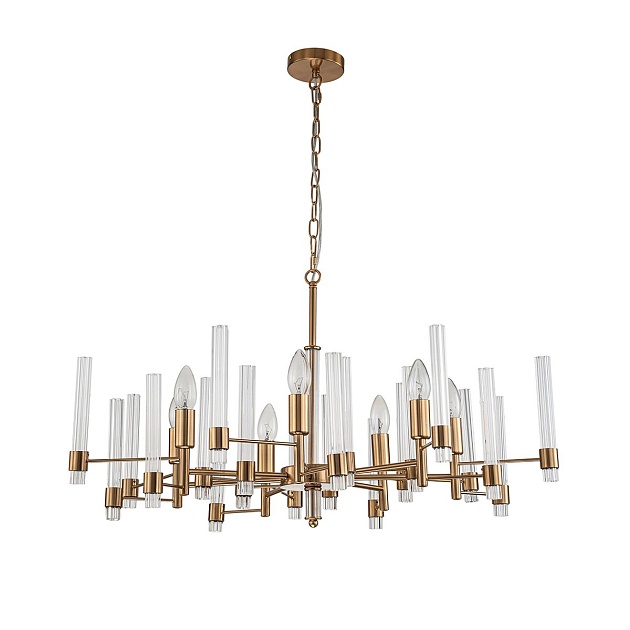 Подвесная люстра Indigo Favara 11040/7P Brass V000461 изображение 4 Подвесная люстра Indigo Favara 11040/7P Brass V000461 Фото № 4