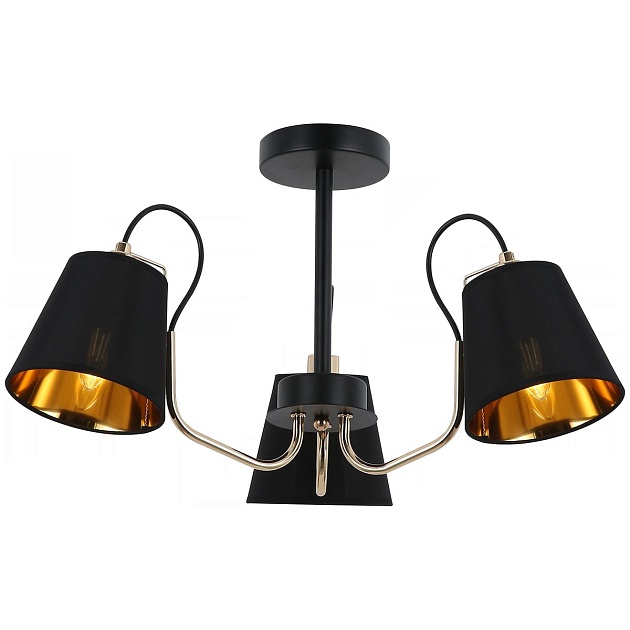 Потолочная люстра Illumico IL6120-3COU-79 BK GD Фото № 
