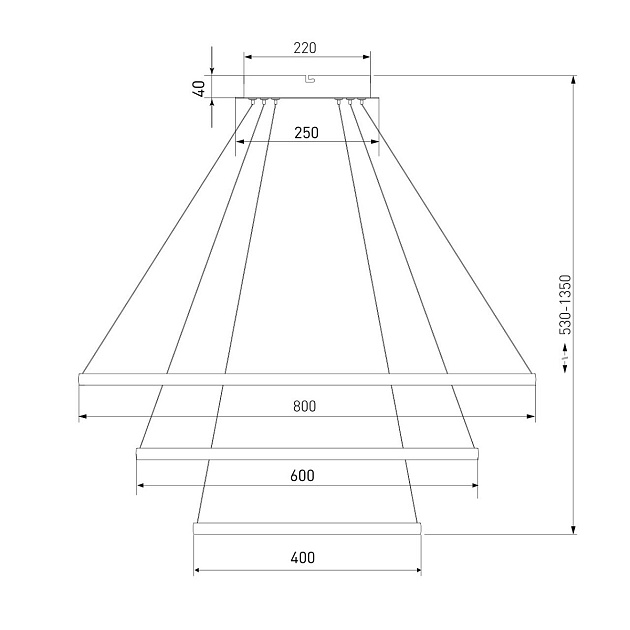 Подвесной светодиодный светильник Eurosvet Collars 90264/3 латунь изображение 3 Подвесной светодиодный светильник Eurosvet Collars 90264/3 латунь Фото № 3