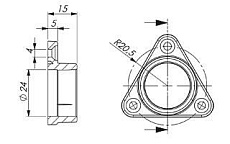 Крепление Arlight Alu-Round 015533 1