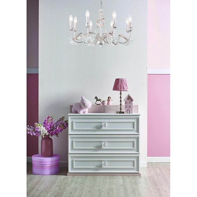 Подвесная люстра Arte Lamp Libellula A8626LM-8WG Фото № 3