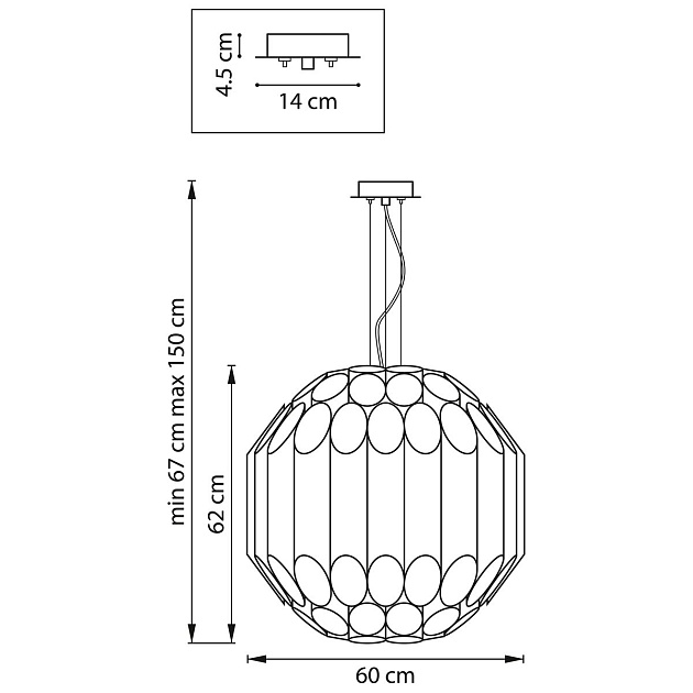 Подвесная люстра Lightstar Siena 720807 изображение 3 Подвесная люстра Lightstar Siena 720807 Фото № 3