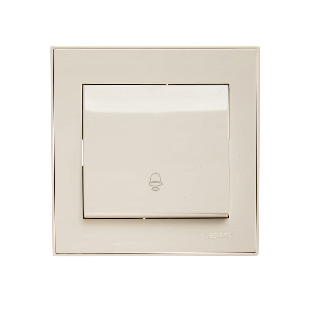 Кнопка звонка Lezard Rain белый 703-0202-103 Фото № 