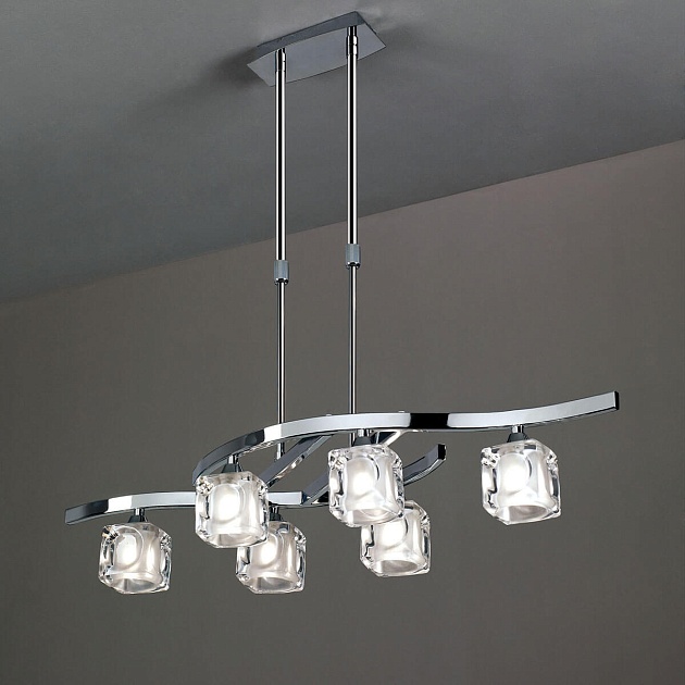 Подвесная люстра Mantra Cuadrax 0955 изображение 2 Подвесная люстра Mantra Cuadrax 0955 Фото № 2