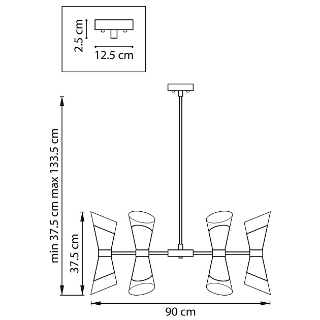 Подвесная люстра Lightstar Strato 817167 Фото № 3