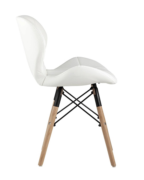 Кухонный стул Stool Group Бон экокожа белый DC-19122601 white изображение 3 Кухонный стул Stool Group Бон экокожа белый DC-19122601 white Фото № 3
