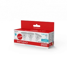 Лампа cветодиодная GU5.3 5.5W 4100K матовая 13526T 4