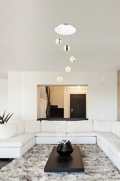 Подвесная светодиодная люстра Globo Tobias 56007-5H изображение 2 Подвесная светодиодная люстра Globo Tobias 56007-5H Фото № 2