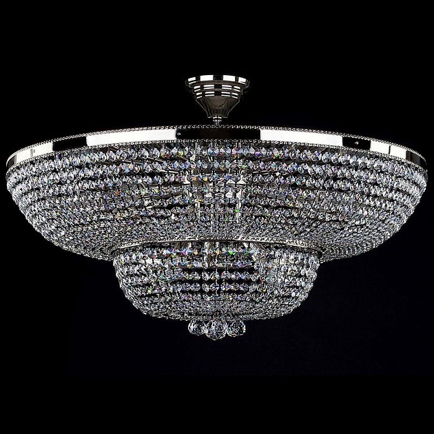 Потолочная люстра Artglass Gerta Dia 800 Nickel CE изображение Потолочная люстра Artglass Gerta Dia 800 Nickel CE Фото №