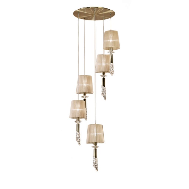 Подвесная люстра Mantra Tiffany Bronze 3877 Фото № 