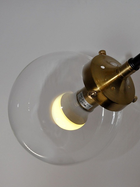 Потолочная люстра Elvan LU-208/3-E27-BkBaCl Фото № 2