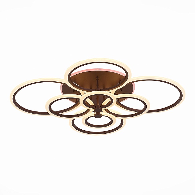 Потолочная светодиодная люстра Evoled Cerina SLE500572-08RGB изображение 4 Потолочная светодиодная люстра Evoled Cerina SLE500572-08RGB Фото № 4