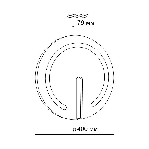 Настенно-потолочный светодиодный светильник Sonex Color Button 3041/DL Фото № 5