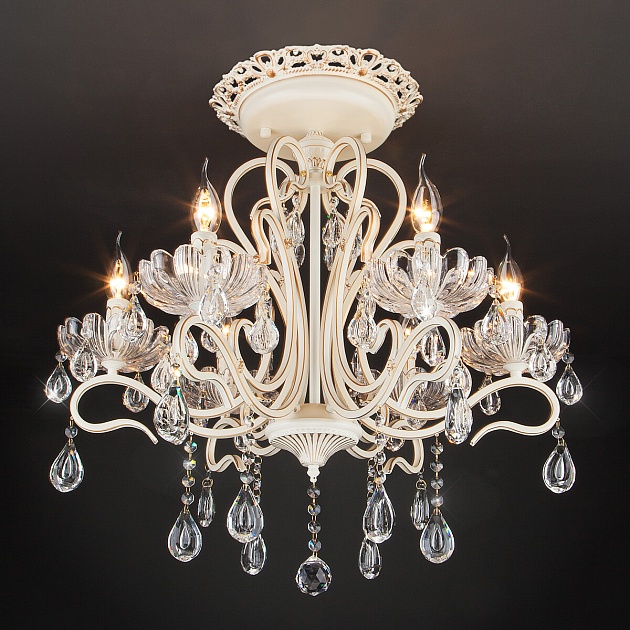 Подвесная люстра Eurosvet 12205/6 белый Strotskis Фото № 4