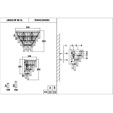 Настенный светильник Lumien Hall Novello LH0039/2W-NK-CL 3