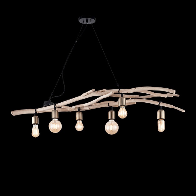 Подвесная люстра Ideal Lux Driftwood SP6 180922 Фото № 2