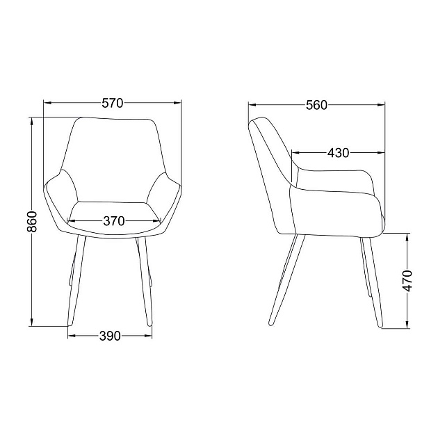 Кресло AksHome Pablo коричневый, велюр 72327 изображение 2 Кресло AksHome Pablo коричневый, велюр 72327 Фото № 2