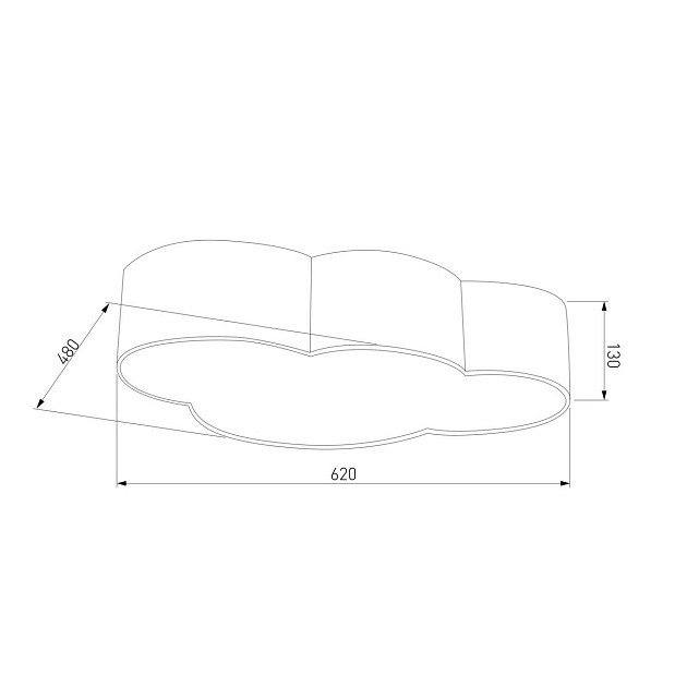 Потолочный светильник TK Lighting 3145 Cloud Фото № 2