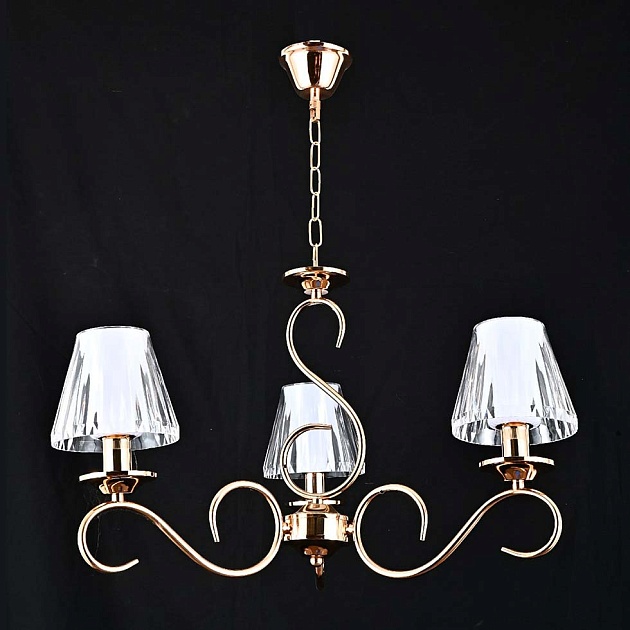 Подвесная люстра ЭкономСвет 13155/3FGD WCL Фото № 